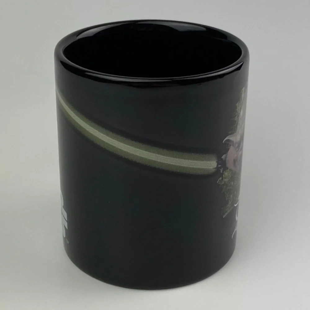 Star Wars‎ Yoda Coffee Mug Cup Black Ceramic 11 oz